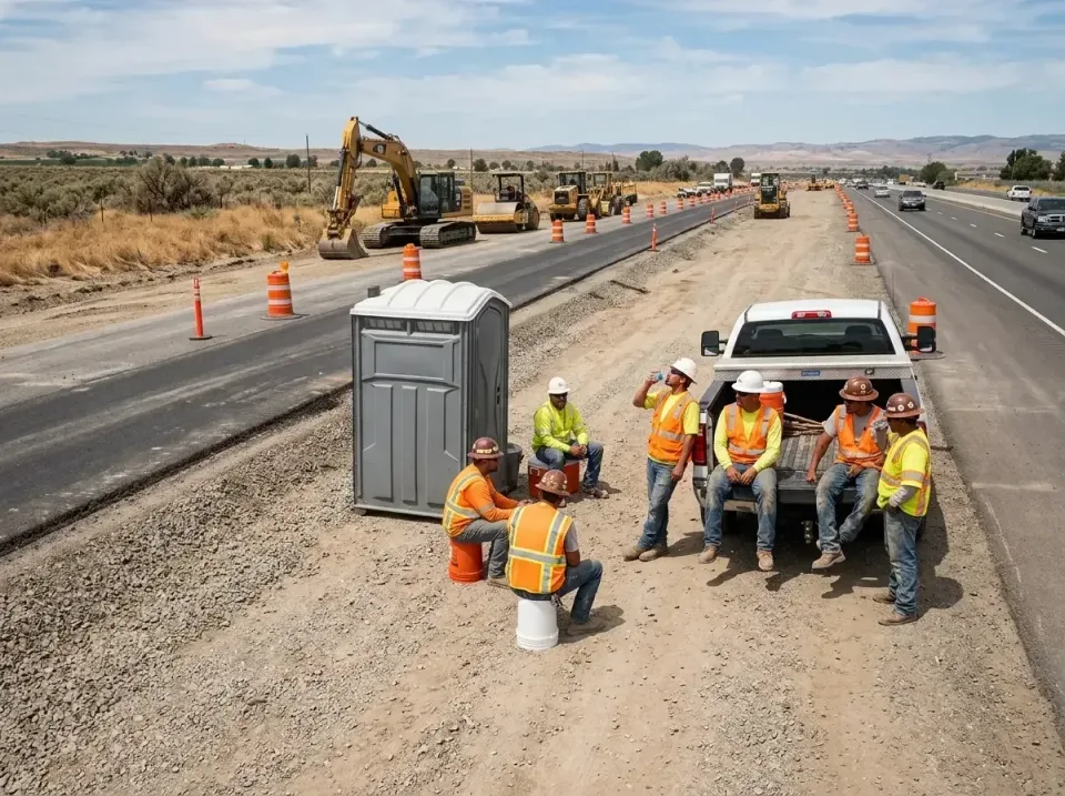 highway-road-construction-crew-007 — frequently asked questions, Porta Potty and Restroom Rentals in Hardwick, GA